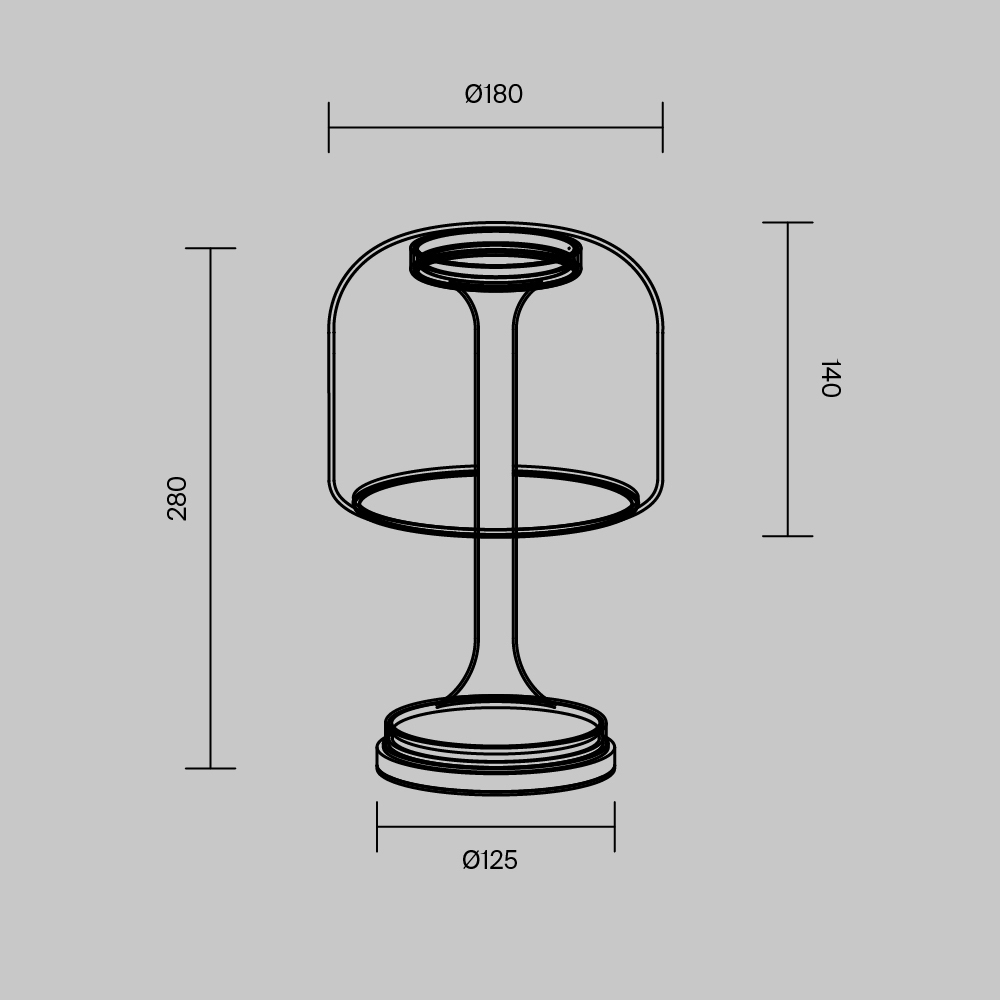 Настольный светильник Spirito 3000К 13Вт во Владивостоке