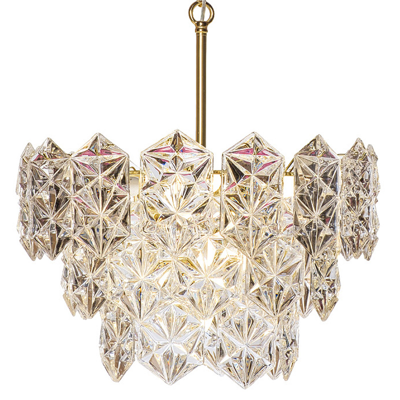 Люстра Tiers Crystal Edna Chandelier Золотой Люстра Tiers Crystal Edna Chandelier Золотой во Владивостоке | Loft Concept