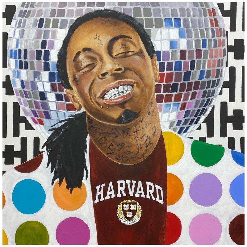 Картина Harvard Disco Weezy Мульти Картина Harvard Disco Weezy Мульти во Владивостоке | Loft Concept