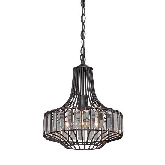 Люстра Glass Plate Pendant #5 Black Черный Люстра Glass Plate Pendant #5 Black Черный во Владивостоке | Loft Concept
