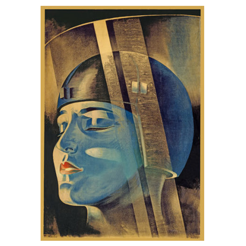 Poster Metropolis Постер "Метрополис" на Холсте Бежево-серый Poster Metropolis Постер "Метрополис" на Холсте Бежево-серый во Владивостоке | Loft Concept