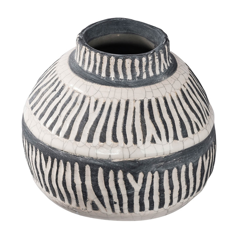 Ваза Kamaria Vase S Серый Белый Ваза Kamaria Vase S Серый Белый во Владивостоке | Loft Concept