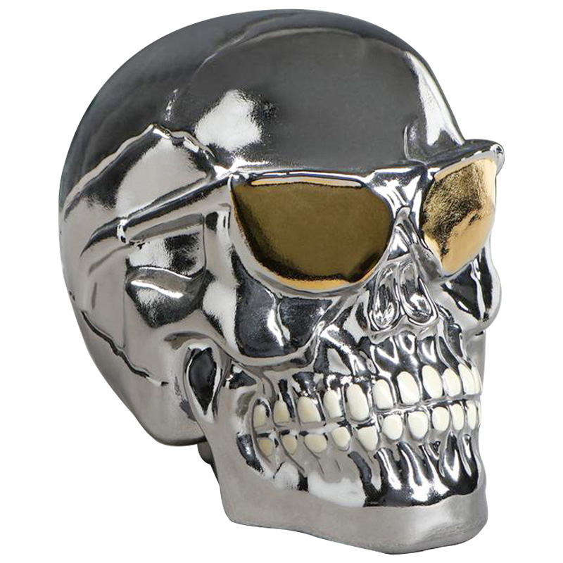 Статуэтка Silver Skull Серебряный Статуэтка Silver Skull Серебряный во Владивостоке | Loft Concept