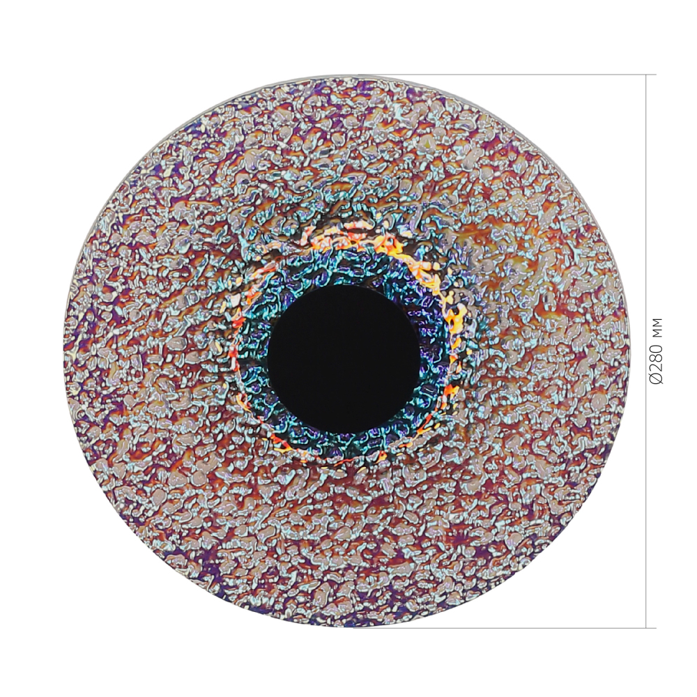 Бра круглое стеклянное с морозным эффектом Heterochromia во Владивостоке