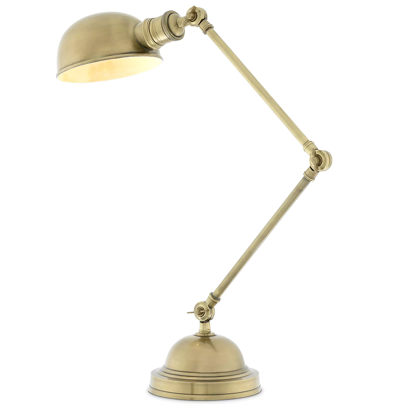 Настольная лампа Eichholtz Desk Lamp Soho Винтажная латунь Латунь Настольная лампа Eichholtz Desk Lamp Soho Винтажная латунь Латунь во Владивостоке | Loft Concept