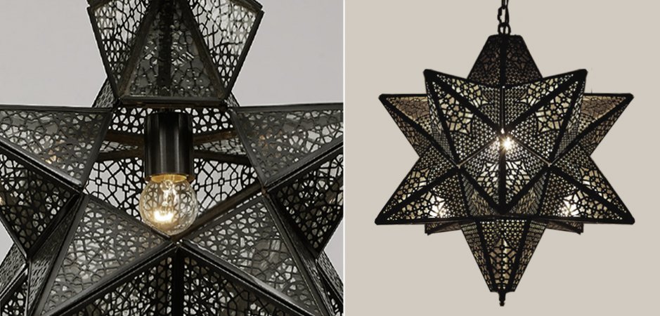 Люстра Morocco Black Star Люстра Morocco Black Star - Loft-Concept во Владивостоке