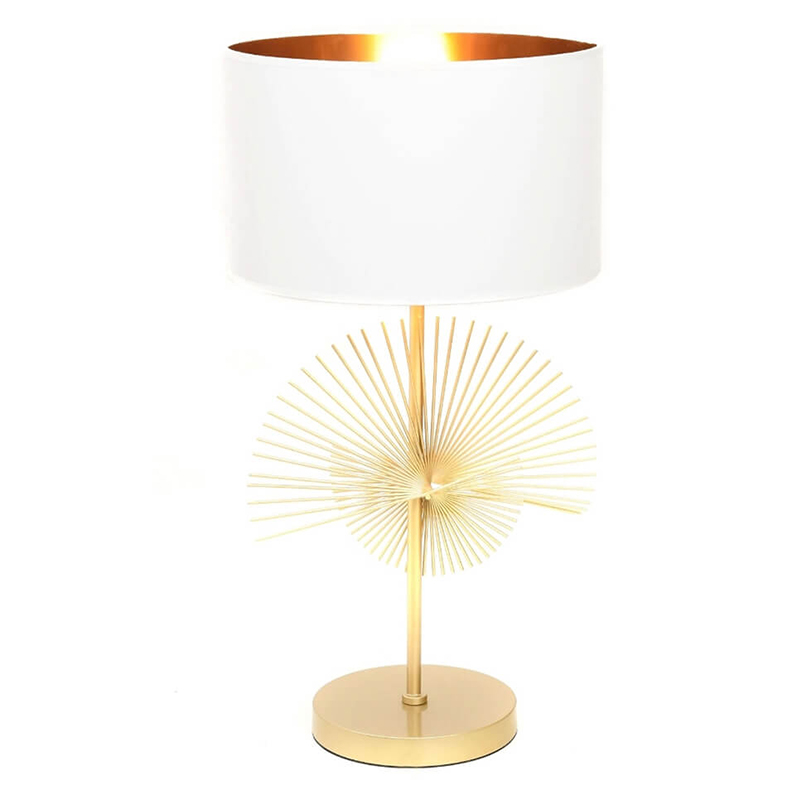 Настольная лампа Genoveva Table lamp white Белый Золотой Настольная лампа Genoveva Table lamp white Белый Золотой во Владивостоке | Loft Concept