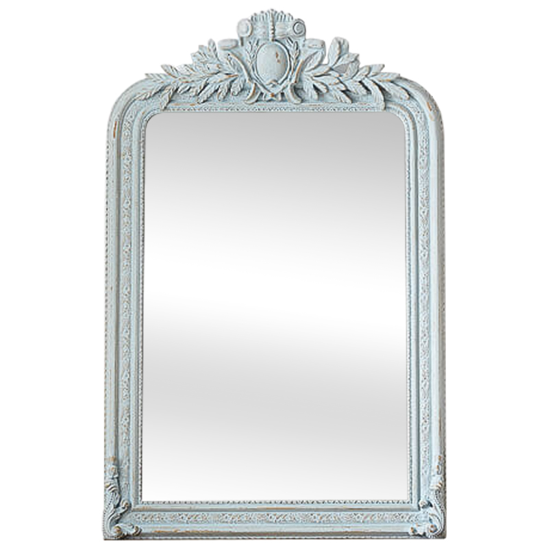 Зеркало Polastron Mirror Pastel Blue Винтажный голубой Зеркало Polastron Mirror Pastel Blue Винтажный голубой во Владивостоке | Loft Concept