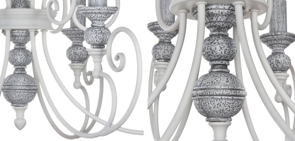 Люстра Mocenigo Chandelier White Люстра Mocenigo Chandelier White - Loft-Concept во Владивостоке