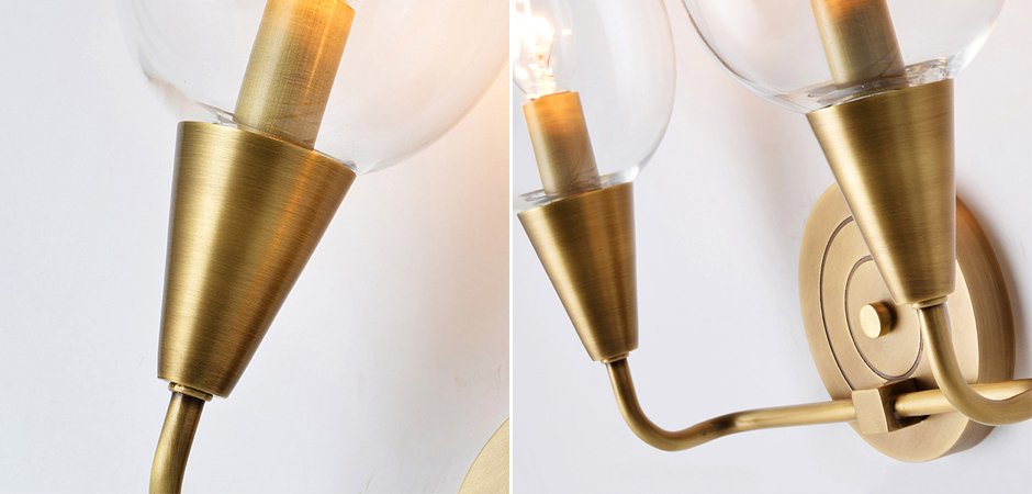 Бра VIOLA WALL Clear Lamp Double Бра VIOLA WALL Clear Lamp Double - Loft-Concept во Владивостоке