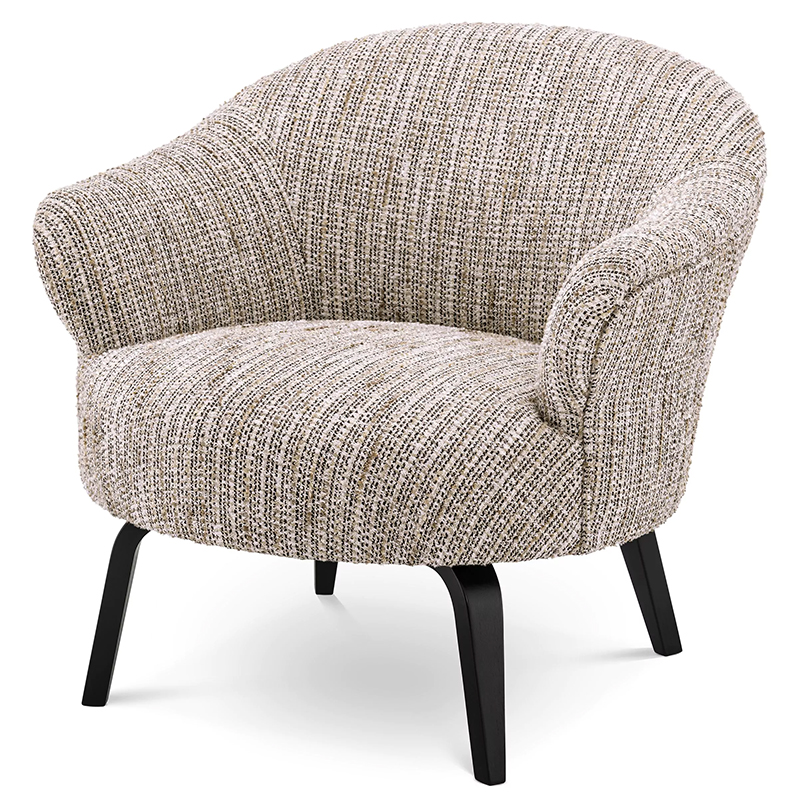 Кресло Eichholtz Chair Moretti Бежево-серый Черный Бежево-серый Черный Кресло Eichholtz Chair Moretti Бежево-серый Черный Бежево-серый Черный во Владивостоке | Loft Concept