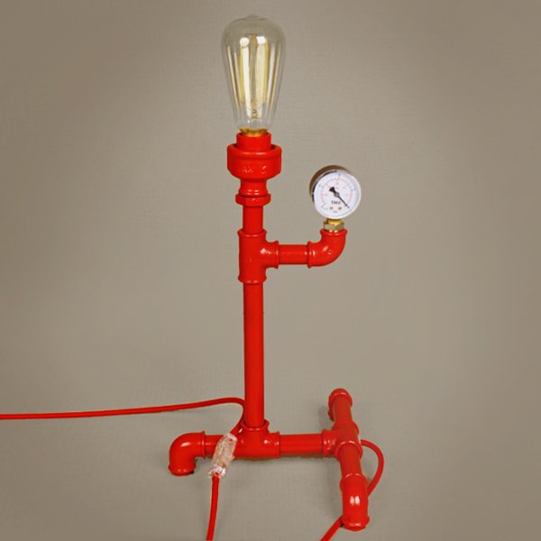 Настольная лампа Table Lamp Red Water Tap Красный Настольная лампа Table Lamp Red Water Tap Красный во Владивостоке | Loft Concept
