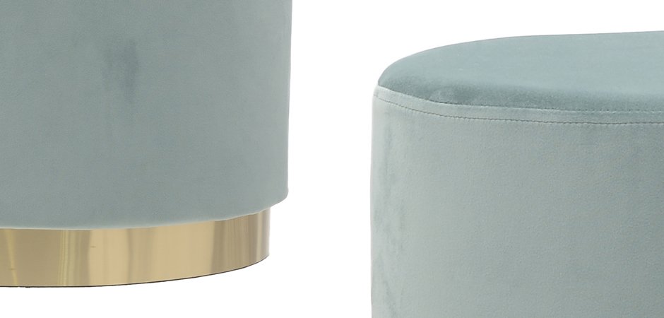 Пуф Golden Belt Turquoise Pastel Пуф Golden Belt Turquoise Pastel - Loft-Concept во Владивостоке