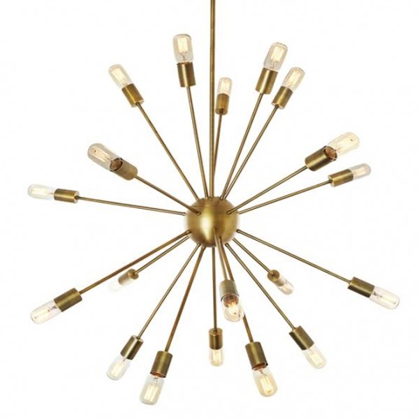 Люстра Sputnik Gold Chandelier Люстра Sputnik Gold Chandelier во Владивостоке | Loft Concept