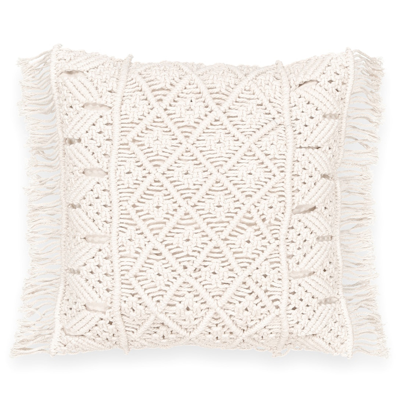 Подушка Macrame Молочный Подушка Macrame Молочный во Владивостоке | Loft Concept