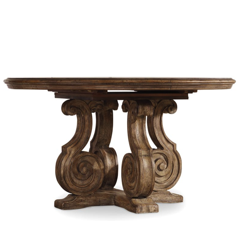 Обеденный Dining TABLE RONDE BAROQUE Коричневый Обеденный Dining TABLE RONDE BAROQUE Коричневый во Владивостоке | Loft Concept