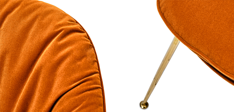 Стул Perrers Stool Orange - фото №1