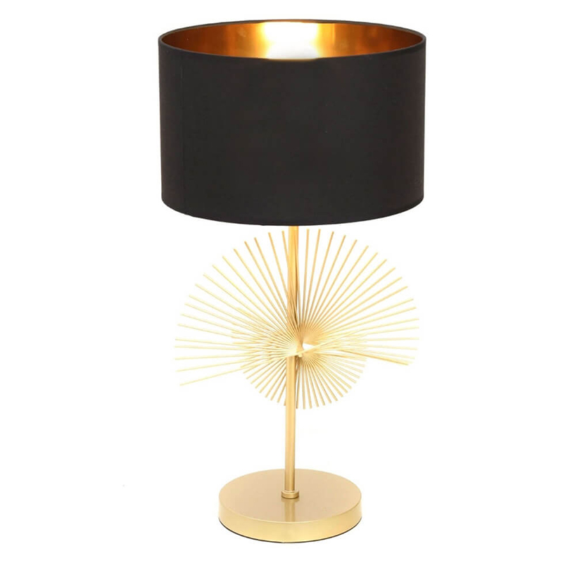 Настольная лампа Genoveva Table lamp black Черный Золотой Настольная лампа Genoveva Table lamp black Черный Золотой во Владивостоке | Loft Concept