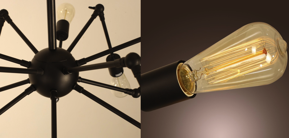 Люстра Loft Industrial Sputnik Chandelier Spider Люстра Loft Industrial Sputnik Chandelier Spider - Loft-Concept во Владивостоке