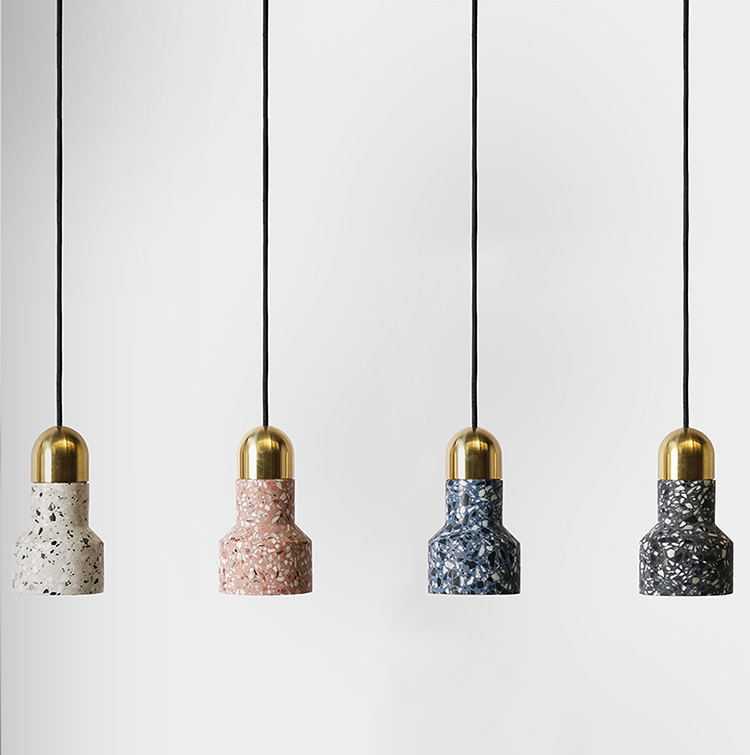 Подвесной светильник Terrazzo Light Белый Розовый пастельный Синий Графитовый Золотой Подвесной светильник Terrazzo Light Белый Розовый пастельный Синий Графитовый Золотой во Владивостоке | Loft Concept
