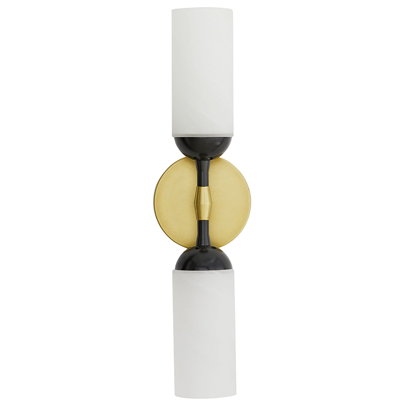 Бра Arteriors EMMETT SCONCE Черный Белый Латунь Бра Arteriors EMMETT SCONCE Черный Белый Латунь во Владивостоке | Loft Concept