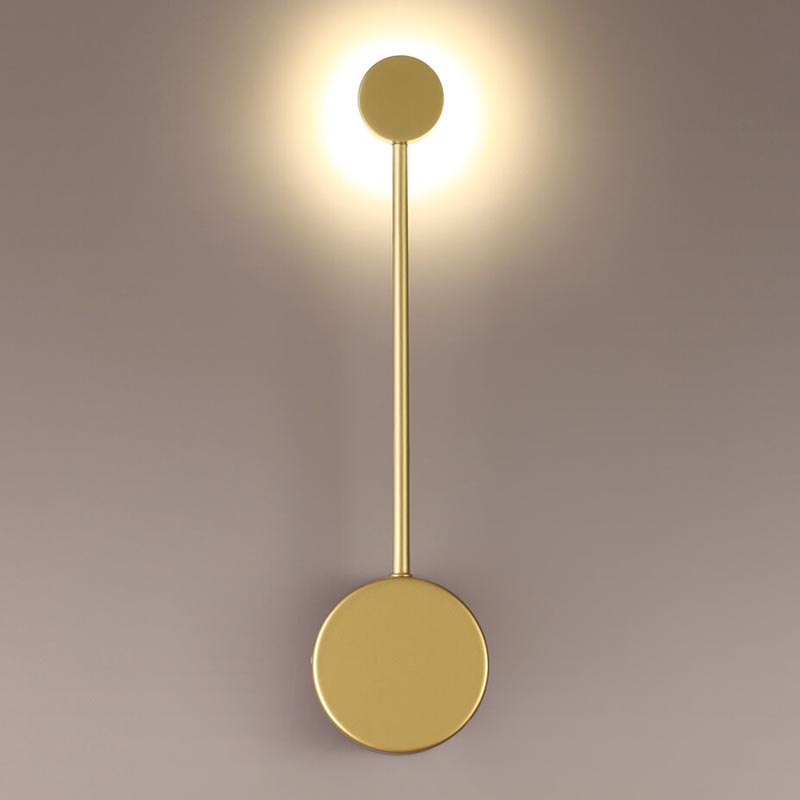 Бра Pin Wall Light Gold 40 Золотой во Владивостоке | Loft Concept 