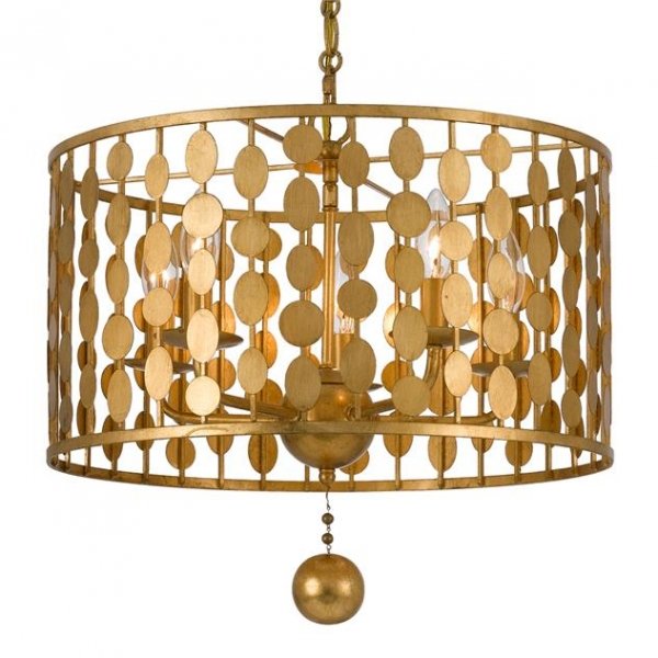 Люстра Crystorama Lighting Group Layla Light Латунь Люстра Crystorama Lighting Group Layla Light Латунь во Владивостоке | Loft Concept