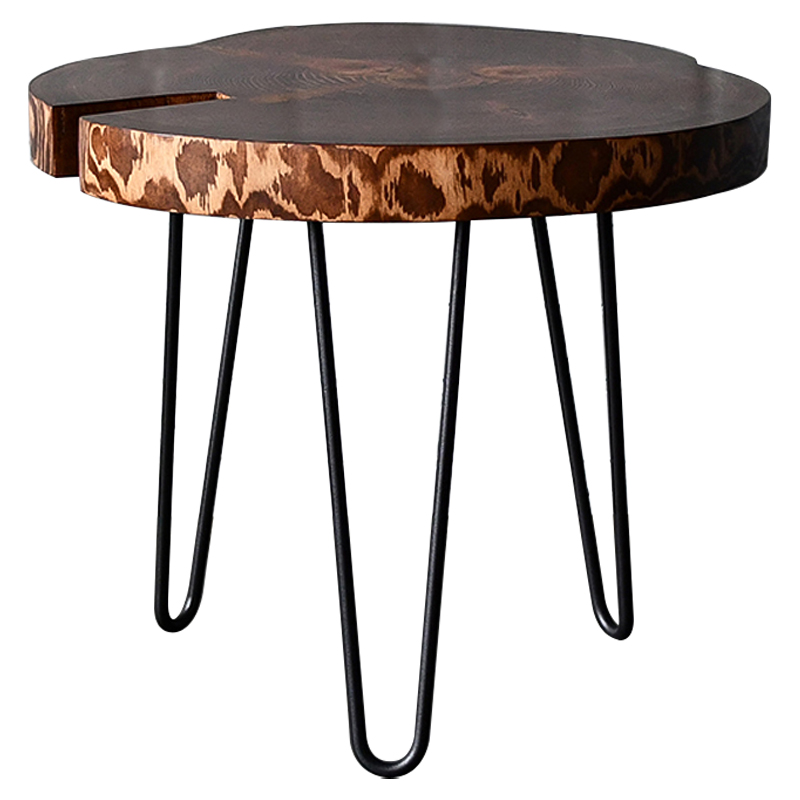 Кофейный стол Busby Industrial Metal Rust Coffee Table Коричневый Черный Кофейный стол Busby Industrial Metal Rust Coffee Table Коричневый Черный во Владивостоке | Loft Concept