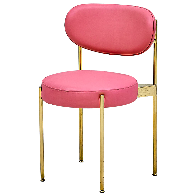 Стул Alfie Chair Глянцевое золото Фуксия Стул Alfie Chair Глянцевое золото Фуксия во Владивостоке | Loft Concept