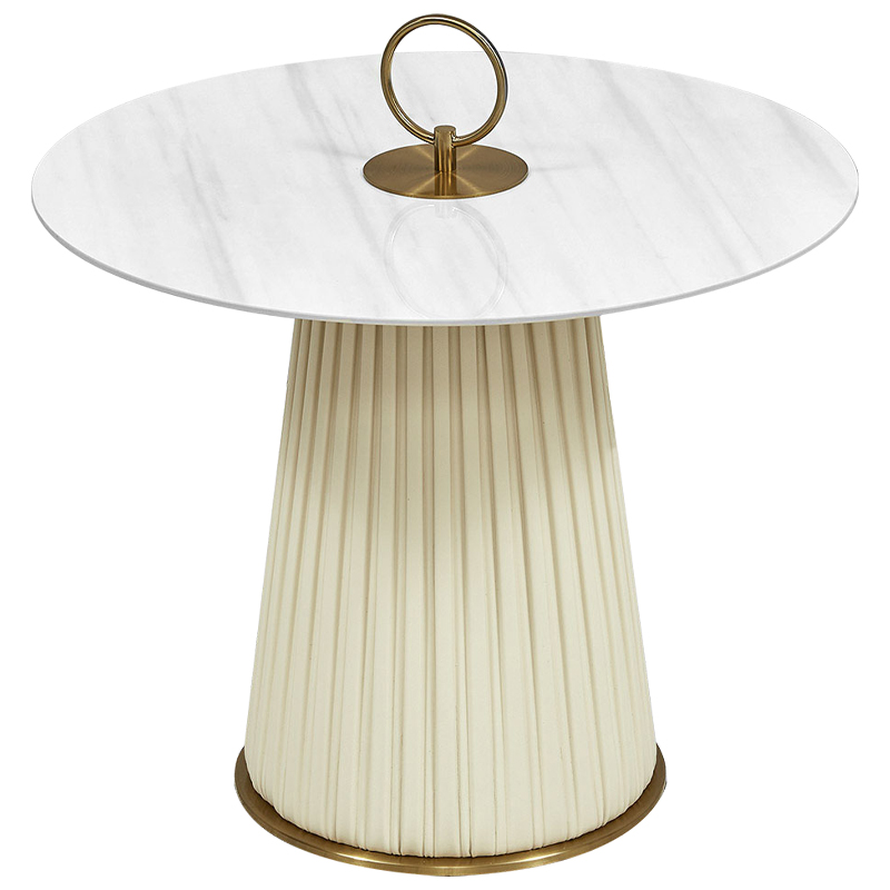 Приставной стол Orlaith White Gold Side Table Белый Золотой ivory ( слоновая кость ) Приставной стол Orlaith White Gold Side Table Белый Золотой ivory ( слоновая кость ) во Владивостоке | Loft Concept
