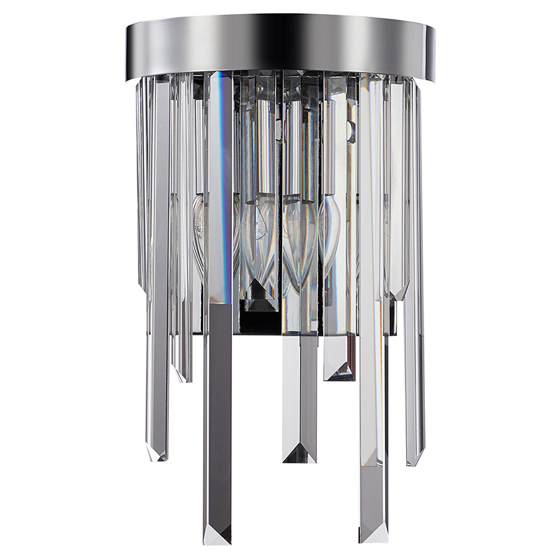 Бра Bennett Wall Lamp chrome Хром Прозрачный Бра Bennett Wall Lamp chrome Хром Прозрачный во Владивостоке | Loft Concept