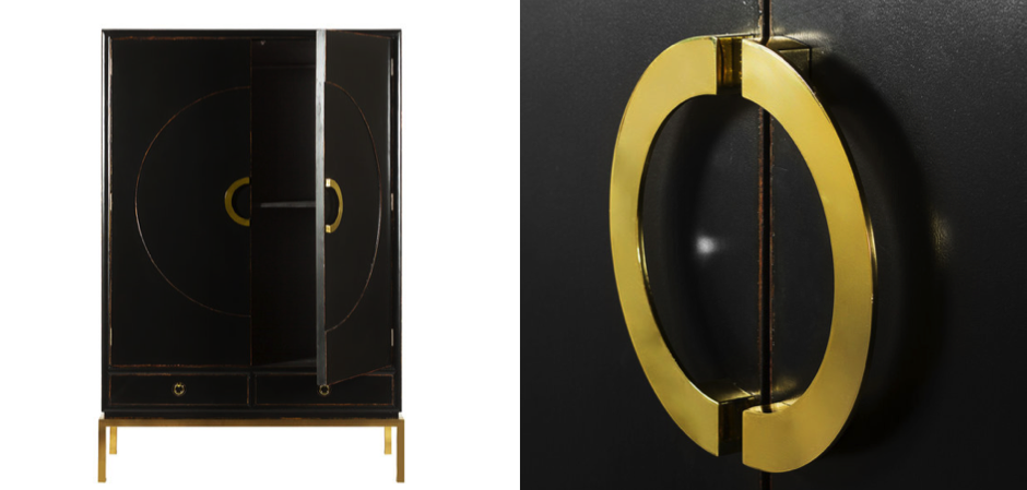 Шкаф China Rack Black Шкаф China Rack Black - Loft-Concept во Владивостоке