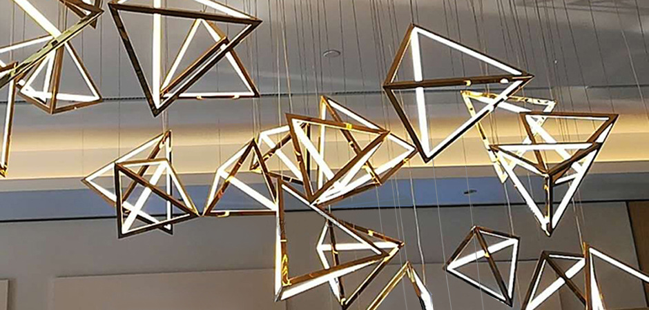 Подвесной светильник Weightless Triangles Подвесной светильник Weightless Triangles - Loft-Concept во Владивостоке