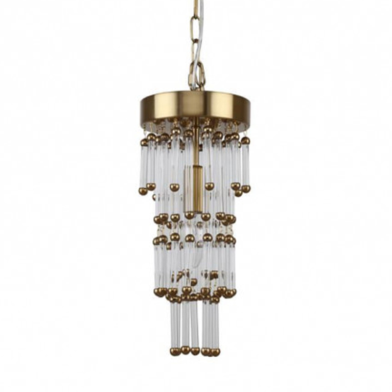 Люстра Restoration Hardware Luciano Chandelier 1 Латунь Прозрачный Люстра Restoration Hardware Luciano Chandelier 1 Латунь Прозрачный во Владивостоке | Loft Concept