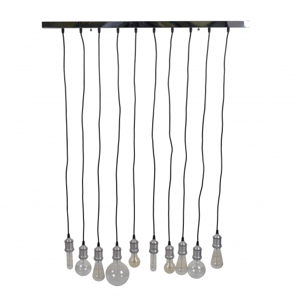 Люстра Ten loft pendant Черный Люстра Ten loft pendant Черный во Владивостоке | Loft Concept