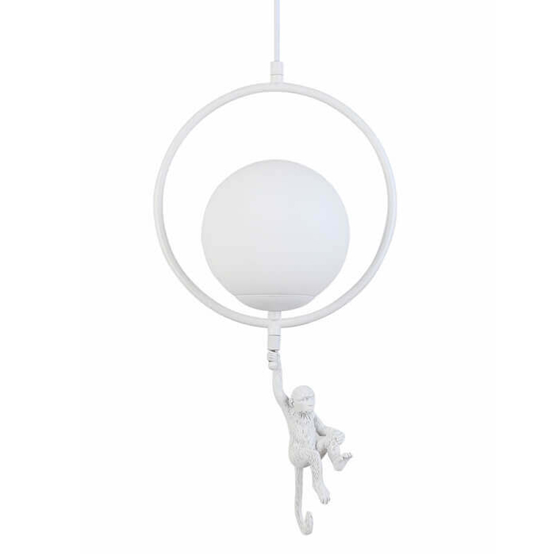 Подвесной светильник Hanging Monkey under Белый Подвесной светильник Hanging Monkey under Белый во Владивостоке | Loft Concept