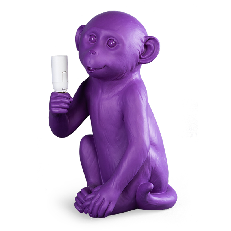 Настольная лампа Purple Monkey Фиолетовый Настольная лампа Purple Monkey Фиолетовый во Владивостоке | Loft Concept