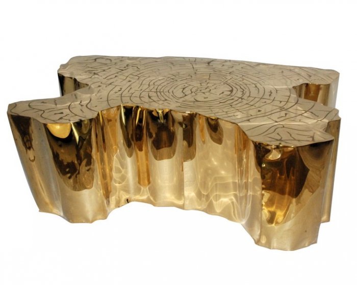 Дизайнерский кофейный стол Eden Table Золотой Дизайнерский кофейный стол Eden Table Золотой во Владивостоке | Loft Concept