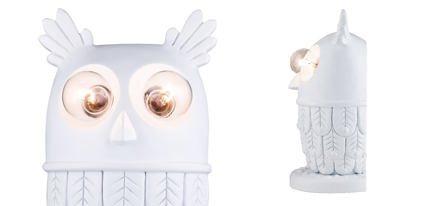 Бра White Owl Sconce - фото