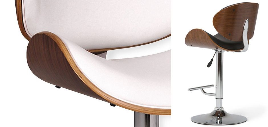 Барный стул Lounge Bar Stool белый Барный стул Lounge Bar Stool белый - Loft-Concept во Владивостоке