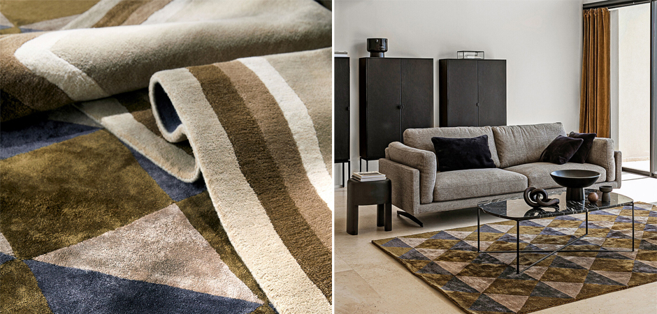Ковер Carpet Geometric 100% вискоза Ковер Carpet Geometric 100% вискоза - Loft-Concept во Владивостоке
