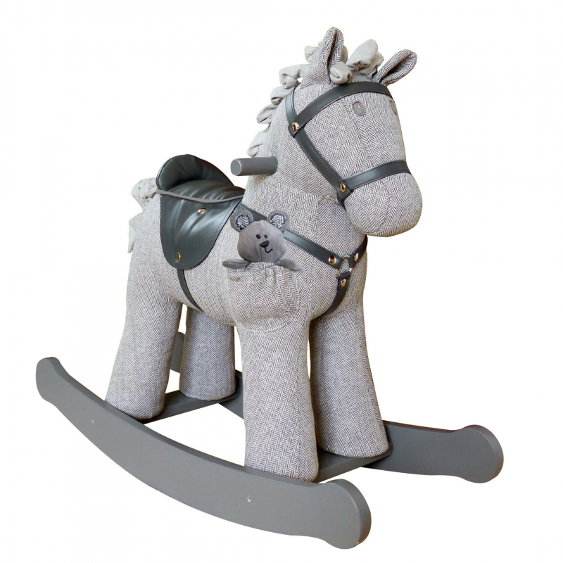 Лошадка-качалка Alfie Pony Серый Лошадка-качалка Alfie Pony Серый во Владивостоке | Loft Concept