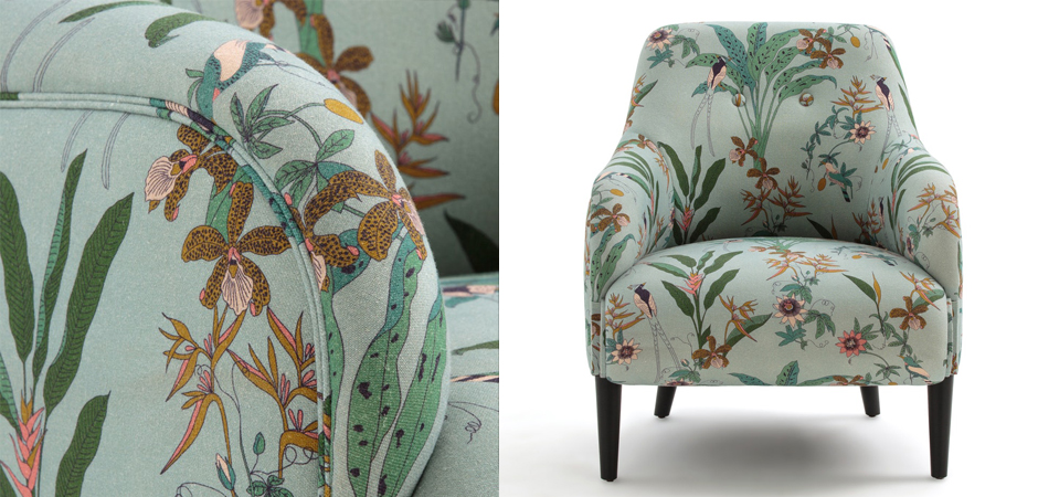 Кресло Lipstick Fauteuil melange lin Кресло Lipstick Fauteuil melange lin - Loft-Concept во Владивостоке
