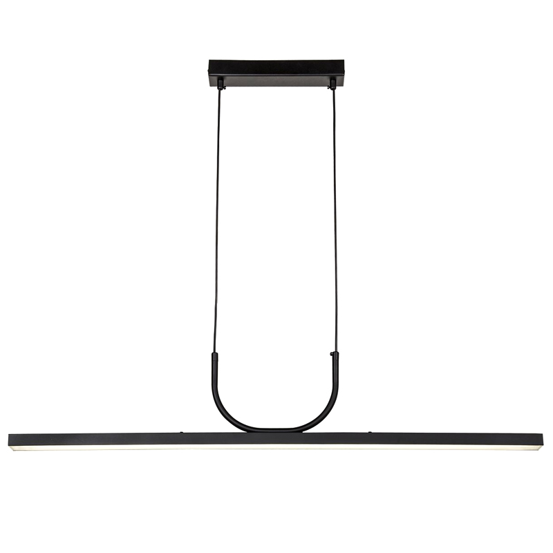 Минималистичная черная люстра Trumpet tube Белый Черный Минималистичная черная люстра Trumpet tube Белый Черный во Владивостоке | Loft Concept