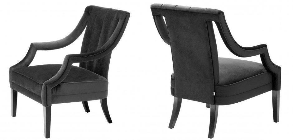 Кресло Eichholtz Chair Ermitage Black Кресло Eichholtz Chair Ermitage Black - Loft-Concept во Владивостоке