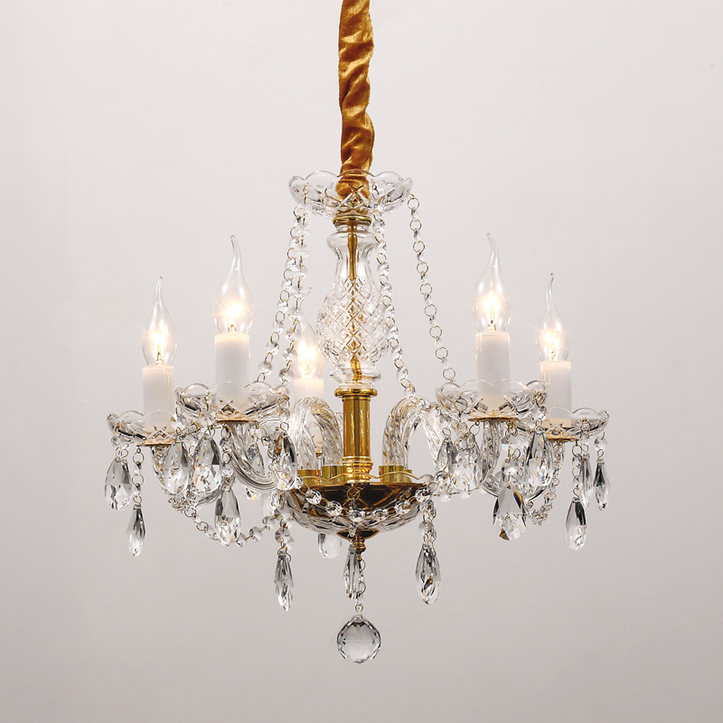 Люстра Megane Chandelier 50 Прозрачный Глянцевое золото Люстра Megane Chandelier 50 Прозрачный Глянцевое золото во Владивостоке | Loft Concept