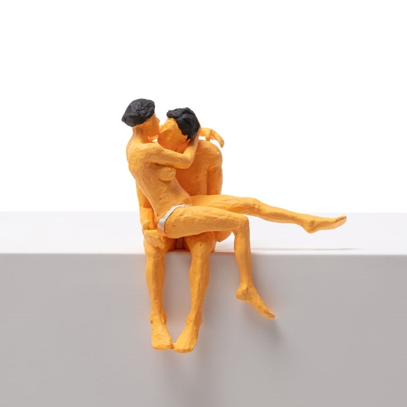Статуэтка Seletti David & Esther Желтый Белый Статуэтка Seletti David & Esther Желтый Белый во Владивостоке | Loft Concept