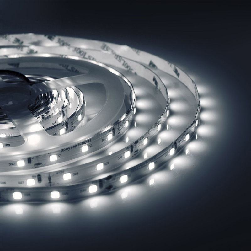 Светодиодная влагозащищенная лента 4,8W/m 60LED/m 3528SMD 5м холодный белый Белый Светодиодная влагозащищенная лента 4,8W/m 60LED/m 3528SMD 5м холодный белый Белый во Владивостоке | Loft Concept
