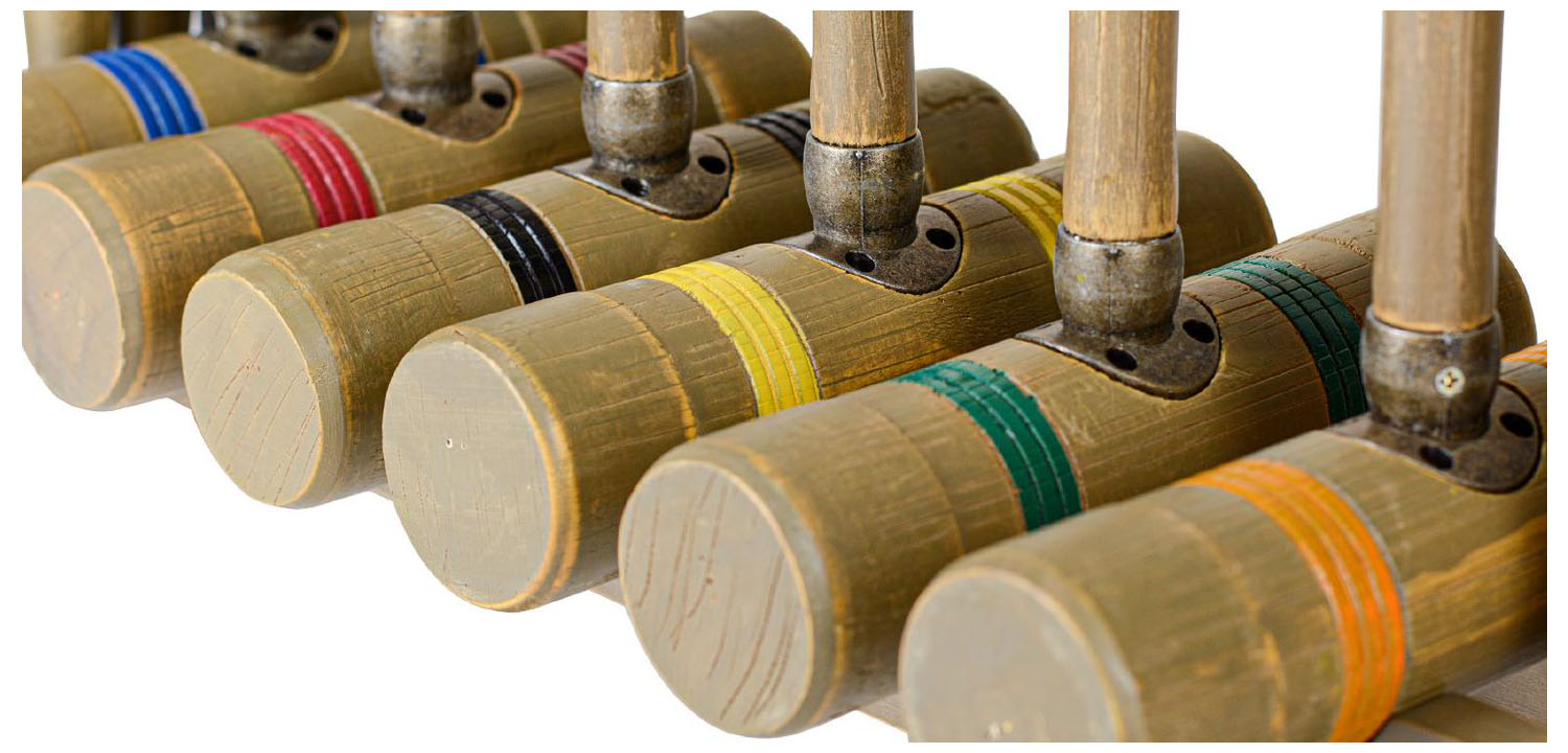 Антикварный Ретро-набор для игры в Крокет США - фото №1