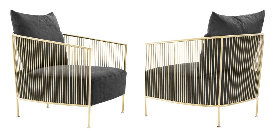 Кресло Eichholtz Chair Knox Gold Кресло Eichholtz Chair Knox Gold - Loft-Concept во Владивостоке